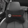 Car Headrest Cover Auto Seat Cover Head Neck Rest Pillow for VW Golf Polo Passat Touran Jetta Car StylingSZ4