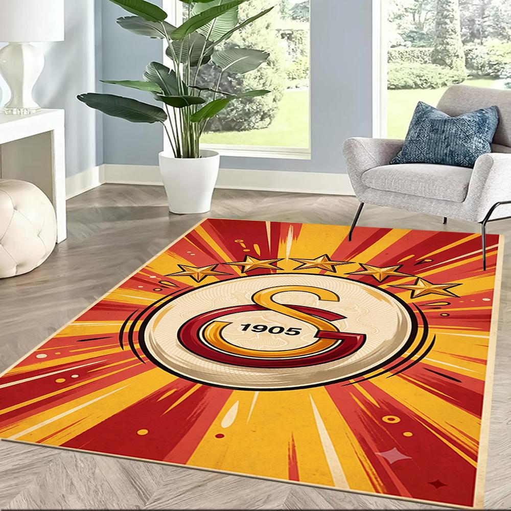 Galatasaray 130 Floor Rug Office Rug Perfect for Hallway Playrooms Kitchen Living Rooms Anti-slip Rug Office home decor Birthday/Christmas Gift