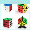 Professional 3x3 Magnetic Cube For Competitions In Magnetic Rainbow And Black