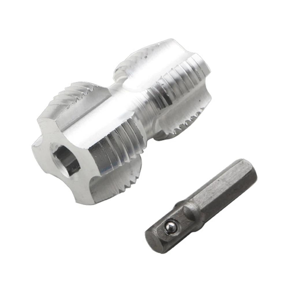 

4/6 Points PPR Water Pipe Internal Thread Opener 1/2inch 3/4inch Pipes Double Heads Water Pipe Tapping Electric Drills Tools