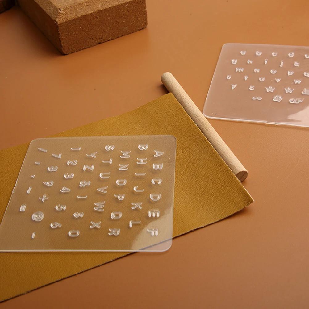3pcs Craft Leather Stamping Alphabet Letter Number Printing Template Letter Number Stamper Leathercraft DIY Leather Tool