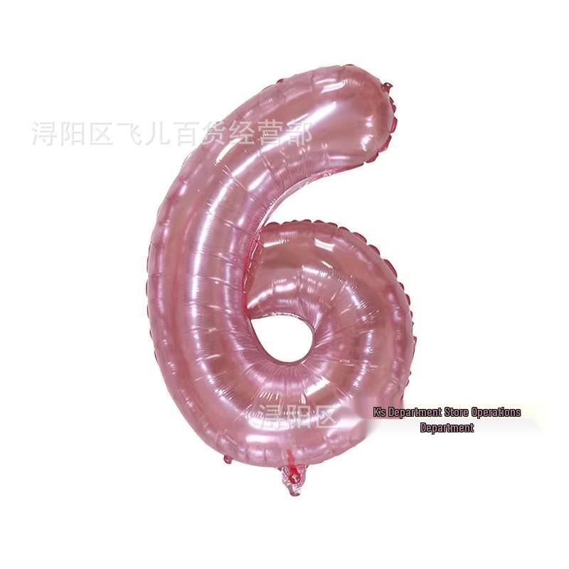 Palloncino in Foglio di Alluminio Digitale di Cristallo da 32" per la Prima Festa di Compleanno dei Bambini e Accessori per Foto all'Aperto.