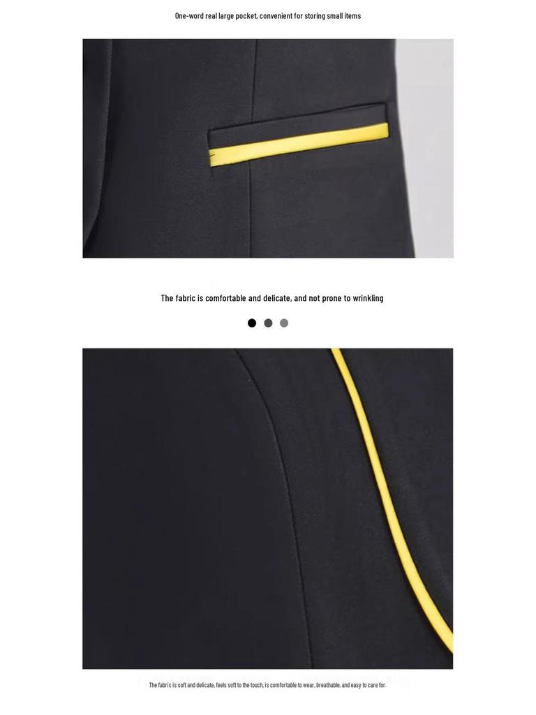 2026 Women's Professional Vest Suit - Spring/Summer New Style: Elegant Receptionist & Flight Attendant Workwear