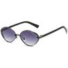 Luxury Design Metal Frame Sunglasses Men Women High Quality Uv400 Sun Glasses Goggles Unisex Vintage Cat Eye Shades Eyeglasses