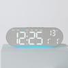Home Furnishings Electronic Clock Multifunctional Hotel Desk Clock LED Ambient Light Alarm Clock GH8011