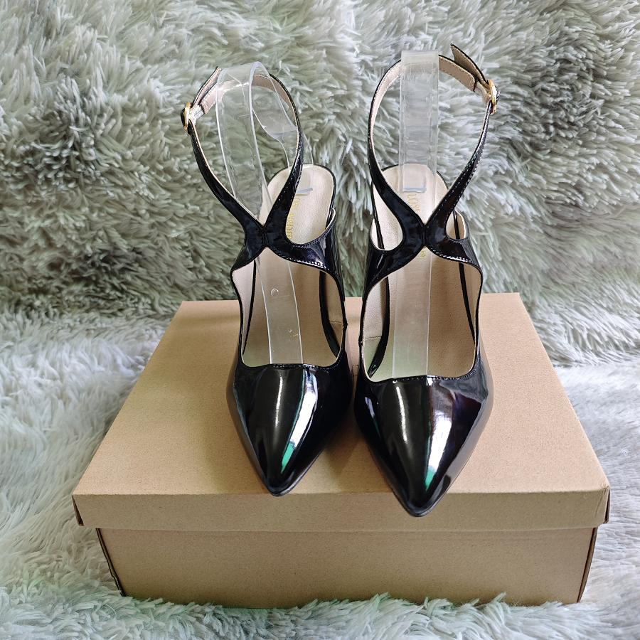 Dámské sandály Sexy duté lodičky 11cm Špičatá špička Vysoké podpatky Pásek kolem kotníku Stiletta Nighclub Party Šaty Svatba Jazzové taneční boty