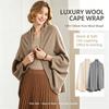 Cachecol Envoltório Extra Grande 100% Lã, 130x70cm Xale Inverno Feminino Capa Poncho
