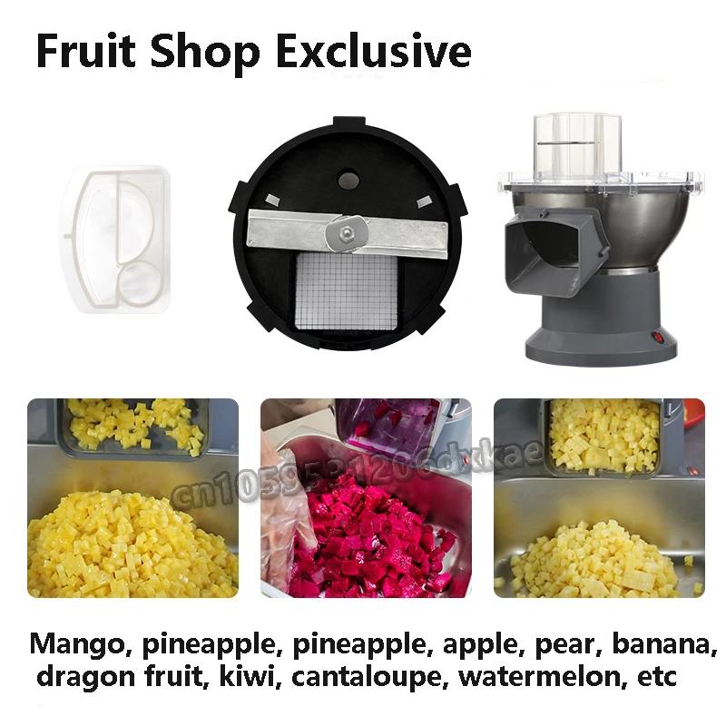 220V/110V Multifunctional Vegetable Carrot Potato Dicing Machine Cutter Slicer Commercial Dicing Machine Electric Slicer Shredde