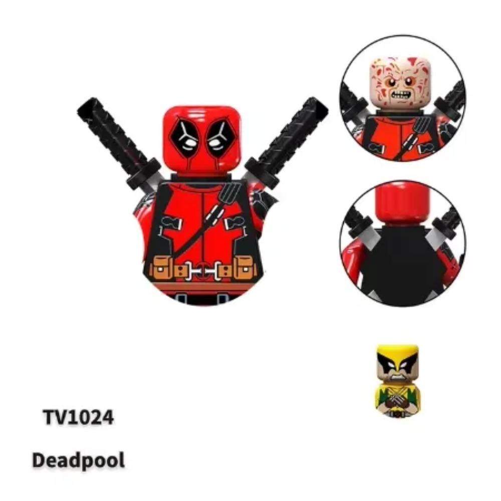 Marvel series Batman, Spider, Wolverine, Flash, Splicing, Handmade Puzzles, DIY Toys, Handmade Doll Models, Splicing Toy