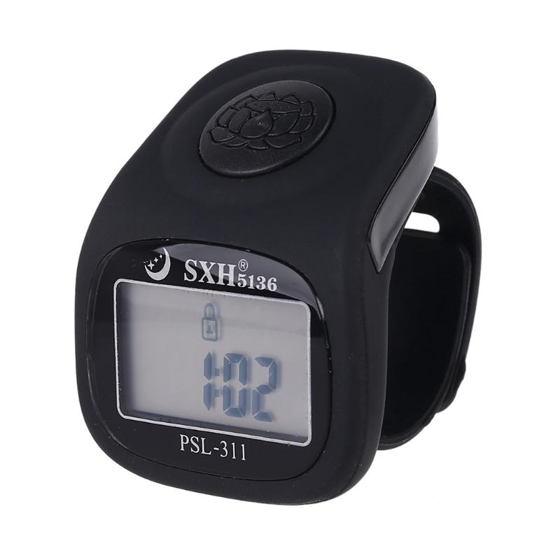 K1KA LED Finger Tally Counter Digital Electronic Tasbeeh Counter Handheld Clicker 1