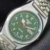 REFURBISHED SEIKO 5 AUTOMATIC 6309A VINTAGE JAPAN MENS GREEN WATCH A441411-5 Sk-a441411