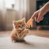 3pcs/set Mini Hand Model Toy Bite Resistant Pet Finger Puppet Mini Funny Cat Massage Tool Soft Cat Finger Fidget Interaction