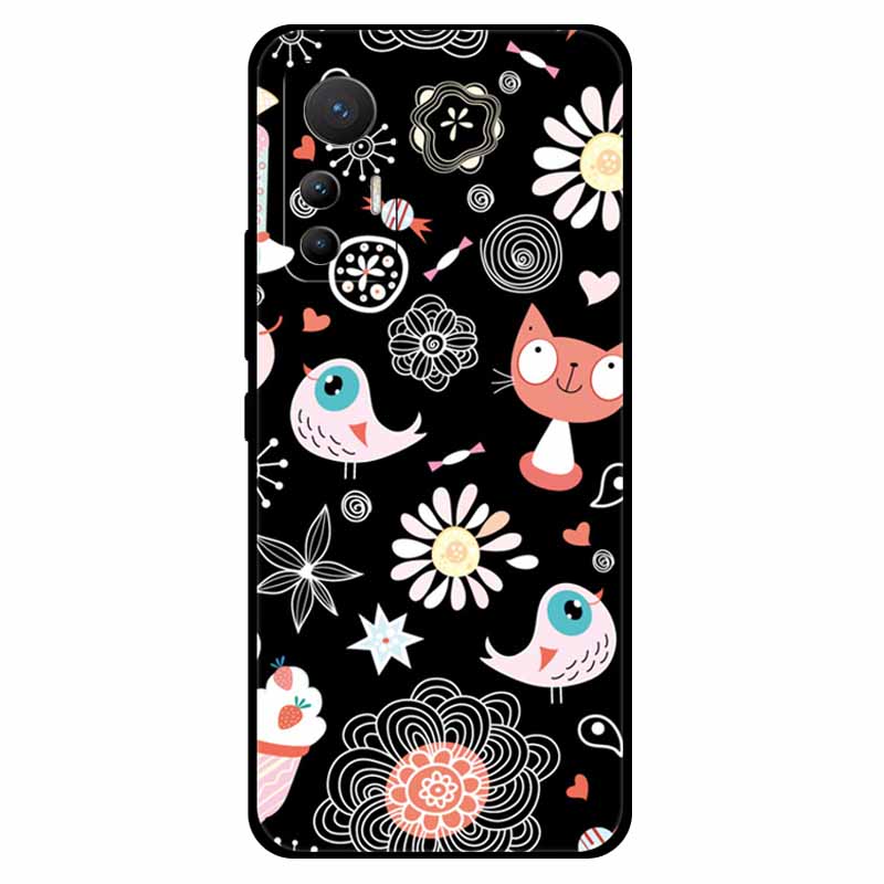 For Xiaomi 12 Lite Case Soft Silicone TPU Space Protective Back Cover For Xiaomi Mi 12 Lite Cases 12lite Printed Marble Shells