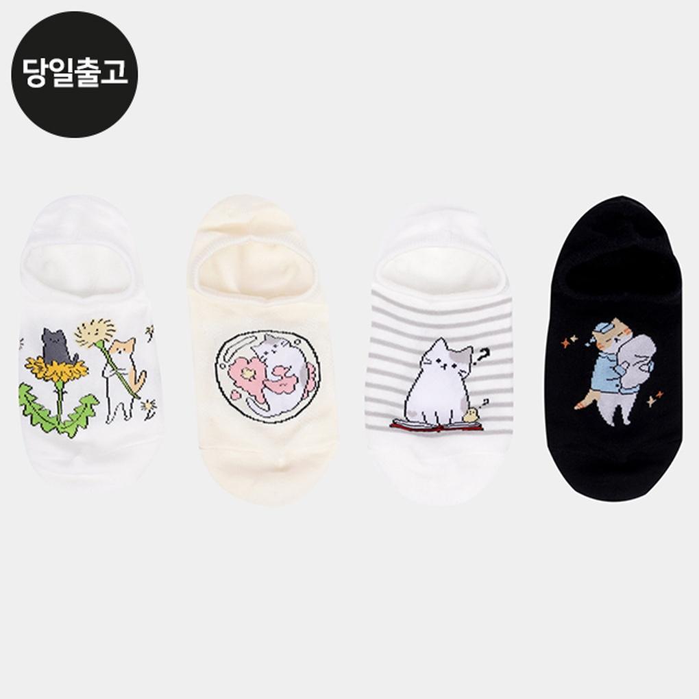 

PG Women s/Student Nyan Nya Socks (5 Pairs) Set Daily Fake Socks Character