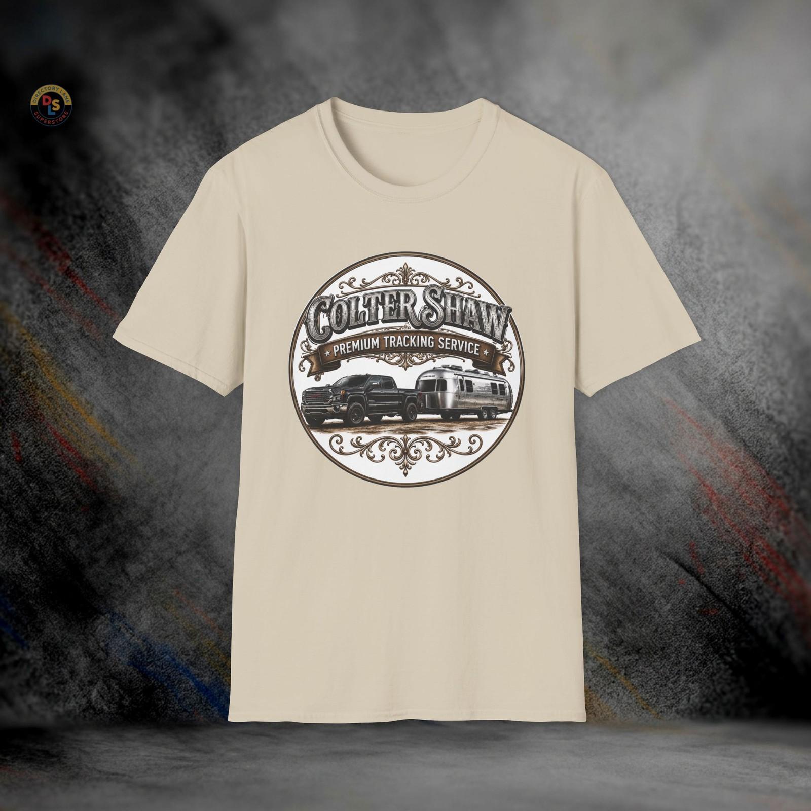 Colter Shaw Tracking Service T-Shirt | Softstyle Tee XXL