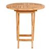 Oviedo Table de jardin, Ø 70 cm, en teck.