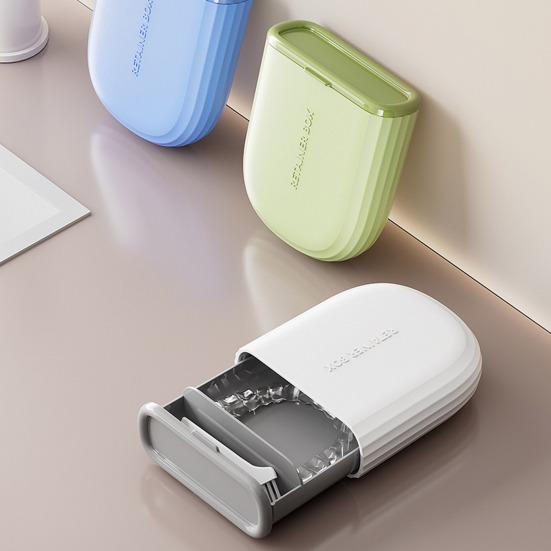 Travel Retainer Case Dental Brace Box with Compartments Portable Breathable Retainer Box
