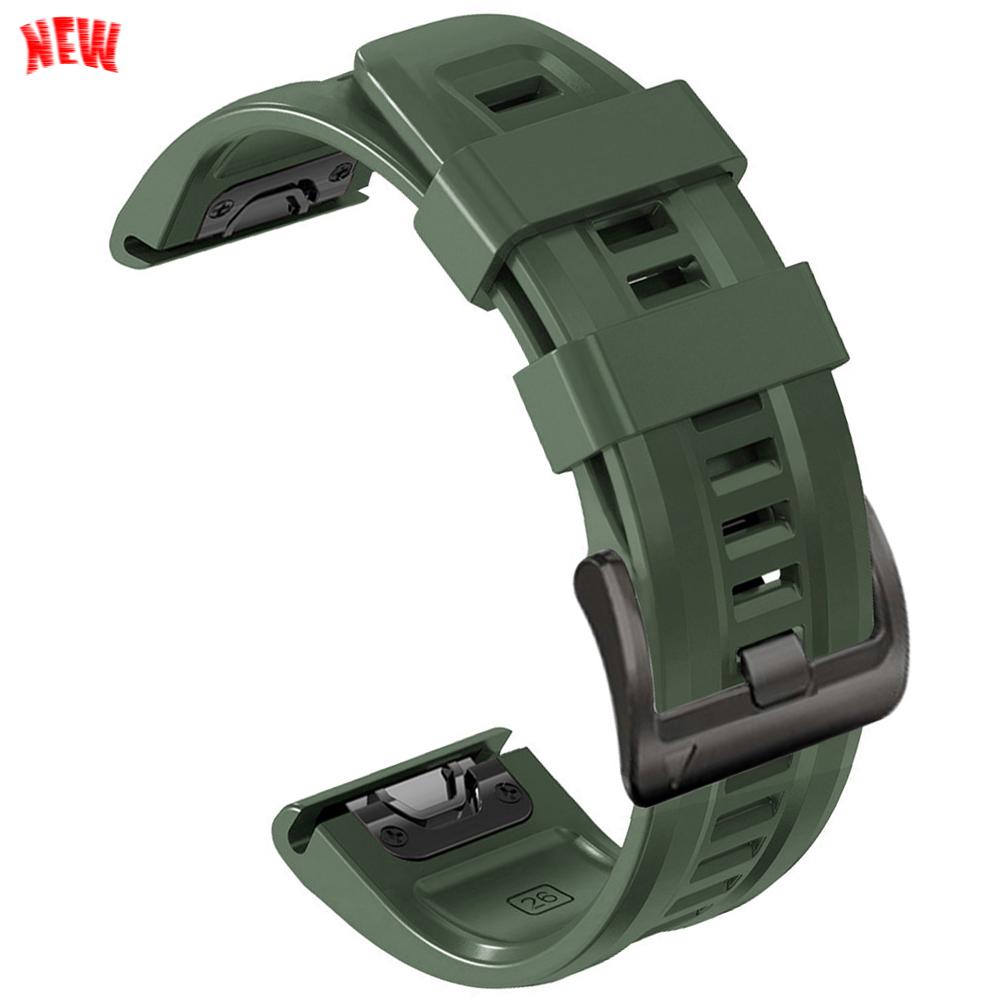 22mm 26mm Silicone QuickFit Sports Strap For Garmin Epix PRO Instinct 3 Quatix/DELTA/TACTIX/Fenix 6XPro 7 E 8pro 5XPlus Bracelet