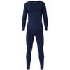 Men's Slim Fit Cotton Flannel Base Layer Set - Youth Round Neck Thin Autumn Underwear
