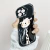 Cute Cartoon Pattern Cream Texture Casing Wavy Edge Soft Silicone Cover Phone Case for Huawei Honor Infinix Tecno iPhone