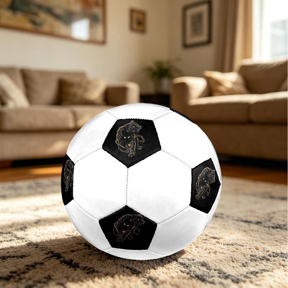 1PC Black Panther Night Stance Soccer Ball Size 5 Football Machine Sewn Indoor/Outdoor Universal Football S98