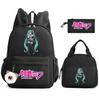 Zaino Stampato Cartoon Hatsune Miku Borsa Pranzo Astuccio per Bambini Studenti Borsa Scuola Ragazza Bambino Regalo Borsa da Viaggio Donna