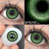 Eyeshare 2pcs Cosplay Gray Contact Lenses Cos Ex Machina Accessories Anime Role Playing Makeup Lens Red Crazy Softlens
