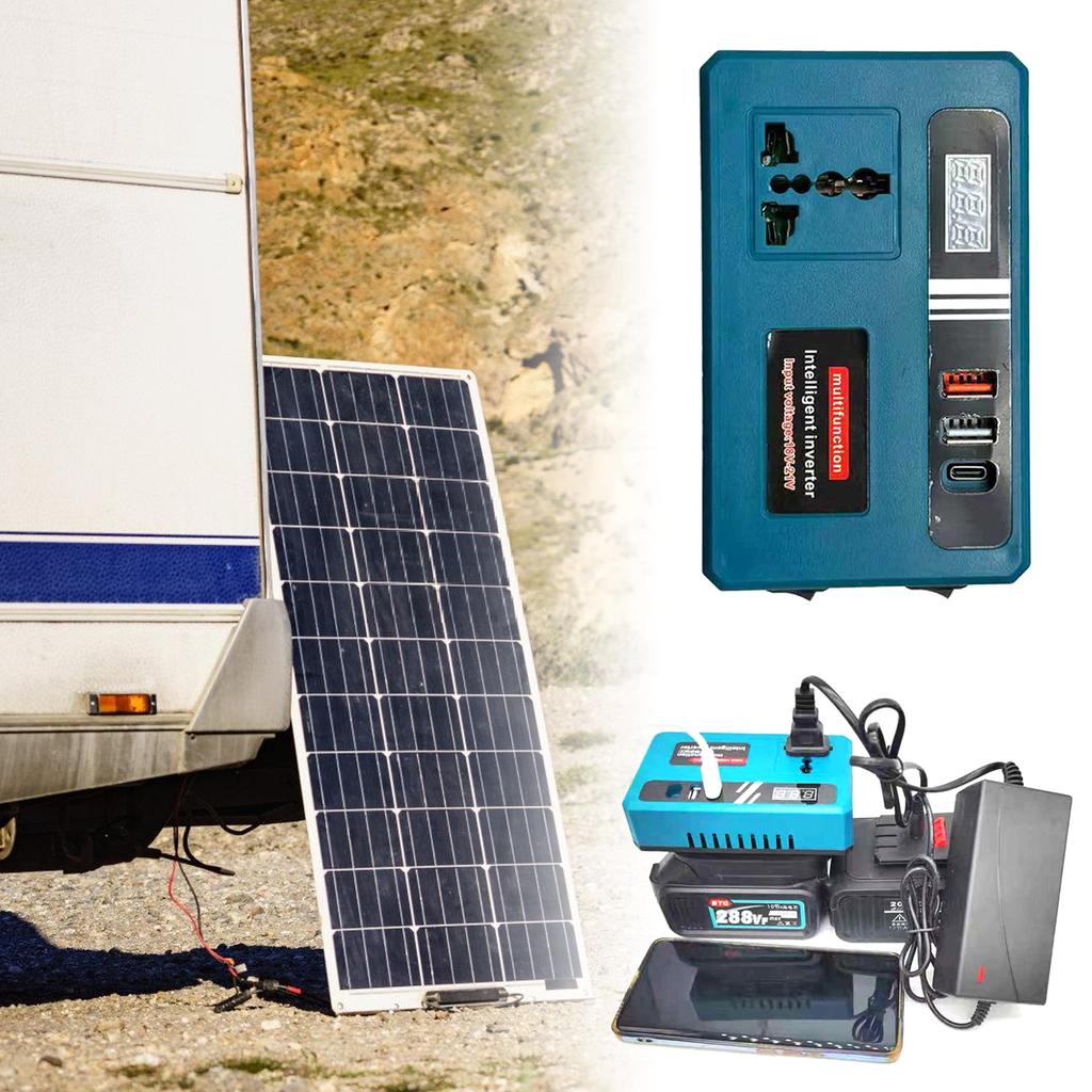 21V To 220V Voltage Converter Intelligent Inverter Electric Tool Power inverters Power Conversion Power Tool Accessories