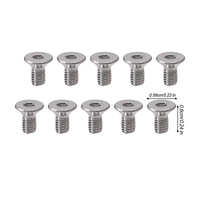 

200/10pcs M3 M4 Stainless Steel Hex Hexagon Sockets Flat Head Screw Bolt Counterbore Hex Machine Tooth Screws Fasteners Hardware 10PCS