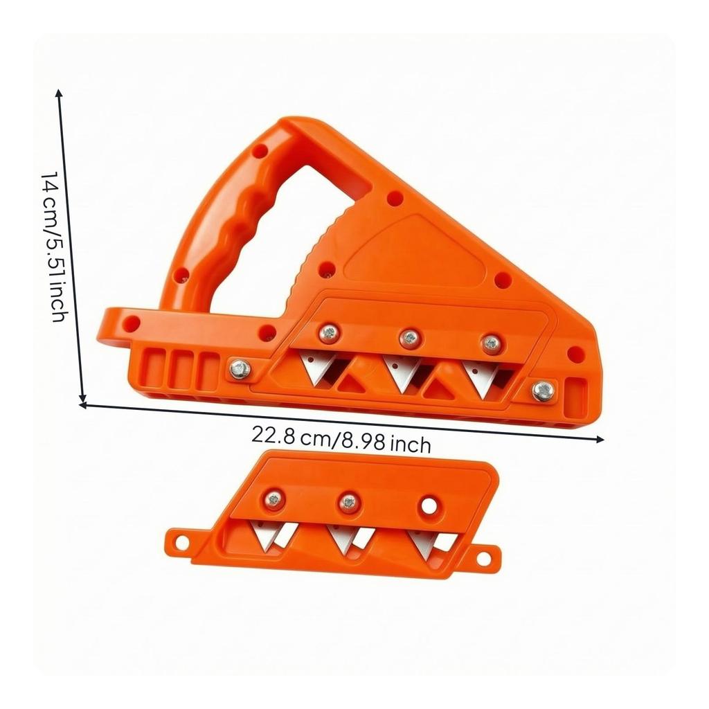 Drywall Edge Trimmer | Corner Beveling Tool with 10 inserts, Sharp, for Home Renovation