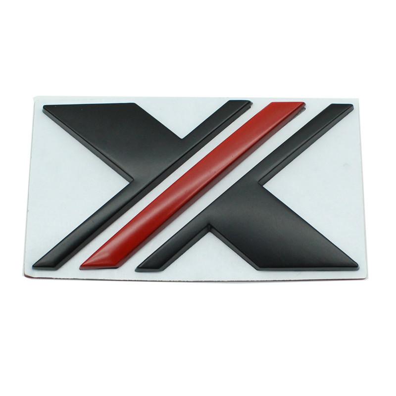 Mașină 3D Metal X XPOWER Logo Trunchi Body Badge Emblema Decalcomanii Autocolant pentru MG 3 7 5 6 EZS TF ZR ZS HS GS GT Hector RX5
