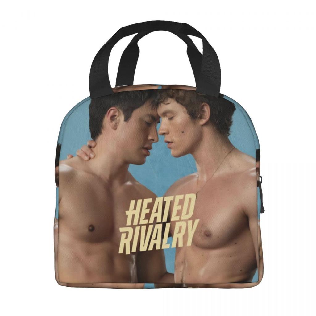 Heated Rivalry Humorous Insulated Lunch Bag Hollander and Ilya Rozanov Storage Food Box Portable Cooler Thermal Lunch Boxes