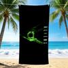 1Pc Alien Spaceship Darkness Beach Towel, Quick Dry, Multi-Use for Beach Pool Gym Yoga Home Travel, Christmas, Halloween, Xmas Gift M928267