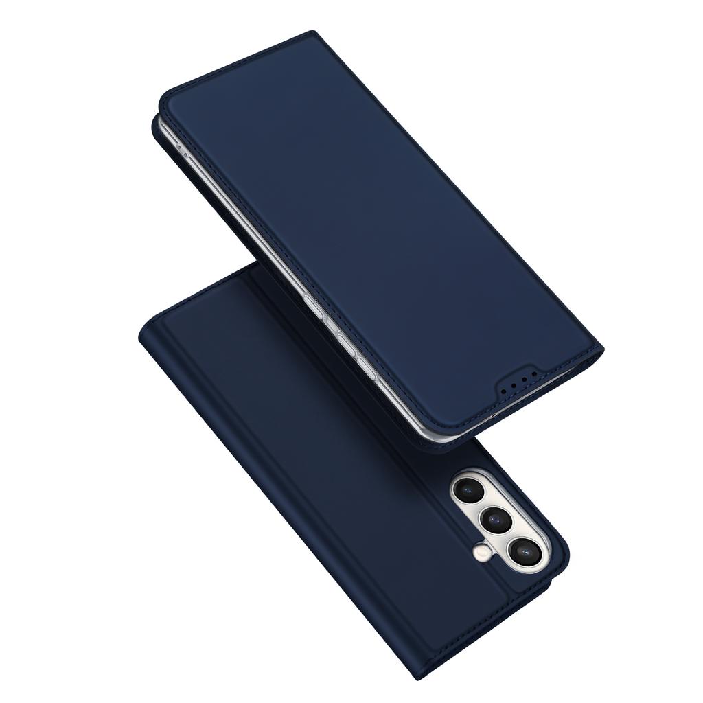 For Samsung Galaxy S25 FE Case DUX DUCIS Skin Pro Series Leather Cover Card Holder