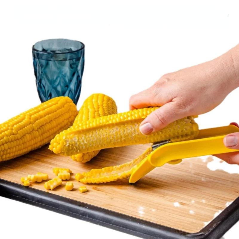 Quick Corn Cob Separator Portable Corn Cob Stripping Planer Multifunctional Non-Slip Folding Corn Kernel Stripper