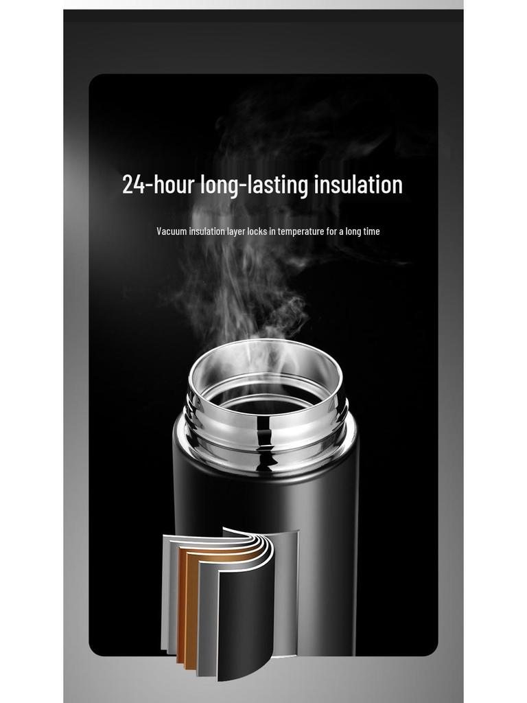 Smart Temperature Display Stainless Steel Insulated Cup with Custom Logo