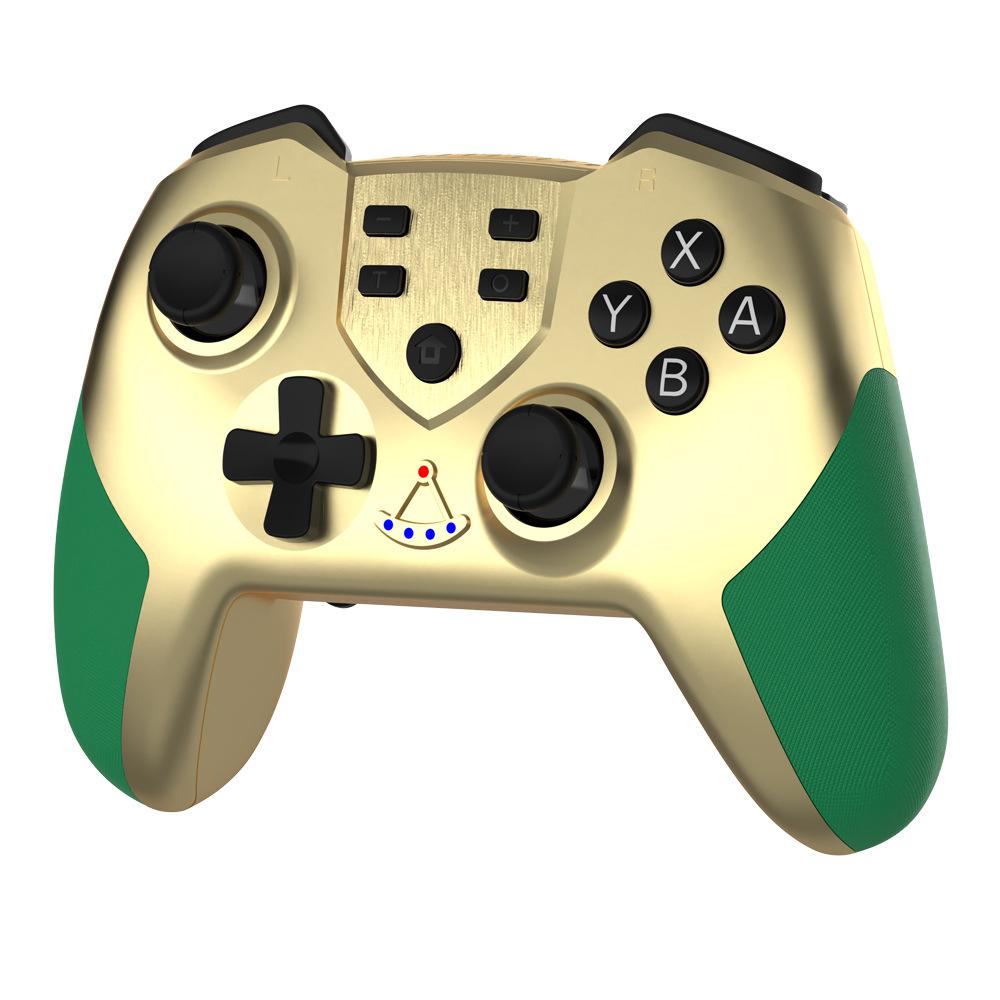 

Совместимый контроллер Nintendo Switch, беспроводные Bluetooth-геймпады для консоли Nintendo Switch Pro OLED, джойстик управления Package:17*6.8*13.5cm золотой