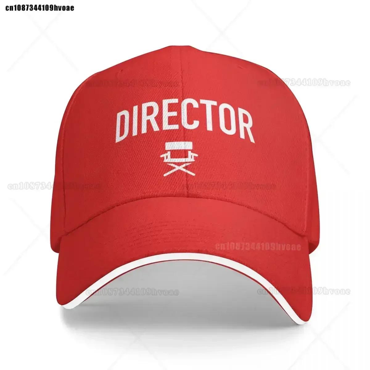 Director Film Crew Chair Shirt for Cinema Movie Lovers Film Buffs Baseball Cap Wild Ball Hat Birthday Cap Ladies Unisexs Adjustable