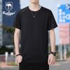 VANCAMEL Men's Ice Silk Short Sleeve T-shirt