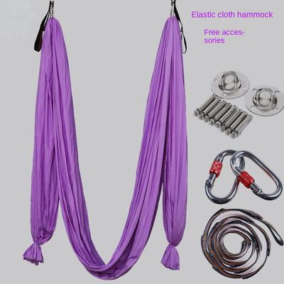 Specjalnie dla Studio Gravity Aerial Yoga Hamak Hang Rope Sling Elastyczna tkanina satynowa