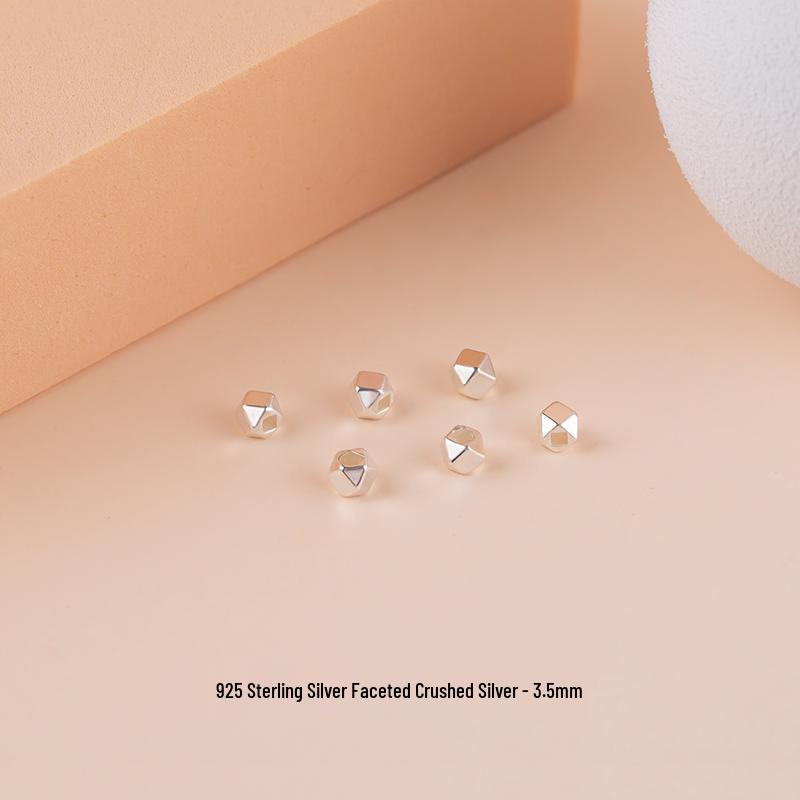 Perles Libres en Argent Sterling 925 pour la Fabrication de Bijoux DIY: Perles intercalaires pour bracelets et colliers