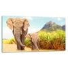 GLASS PLATE CUTTING BOARD 52x30 ELEPHANT