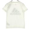Unused Adidas Short Sleeve Round Neck T-shirt 130 White Kid's Used