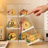Multi-Functional Medal Individual Display Box, Stackable Tabletop Transparent Plastic Visible Rectangular Storage Box