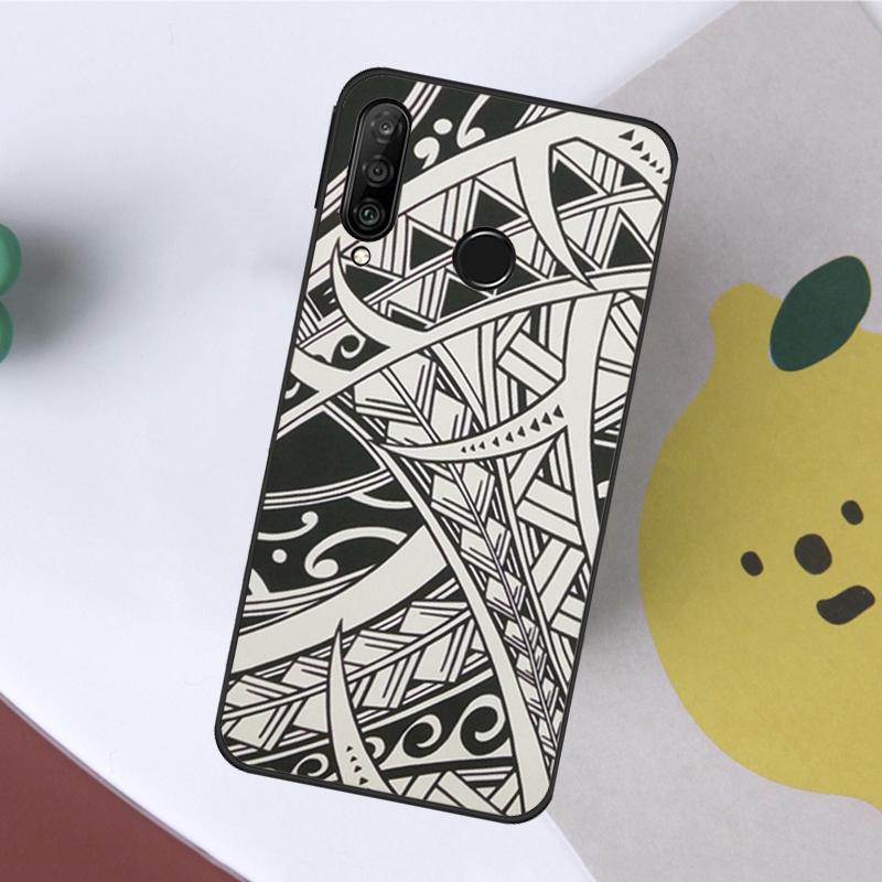 Maori Tribal Samoan Polynesian Print For Huawei Nova 7i 8i 11i 12i 12s Y73 Y70 Y90 Y60 Y72 Y61 Y91 9 10 SE P40 Lite P30 Pro Case