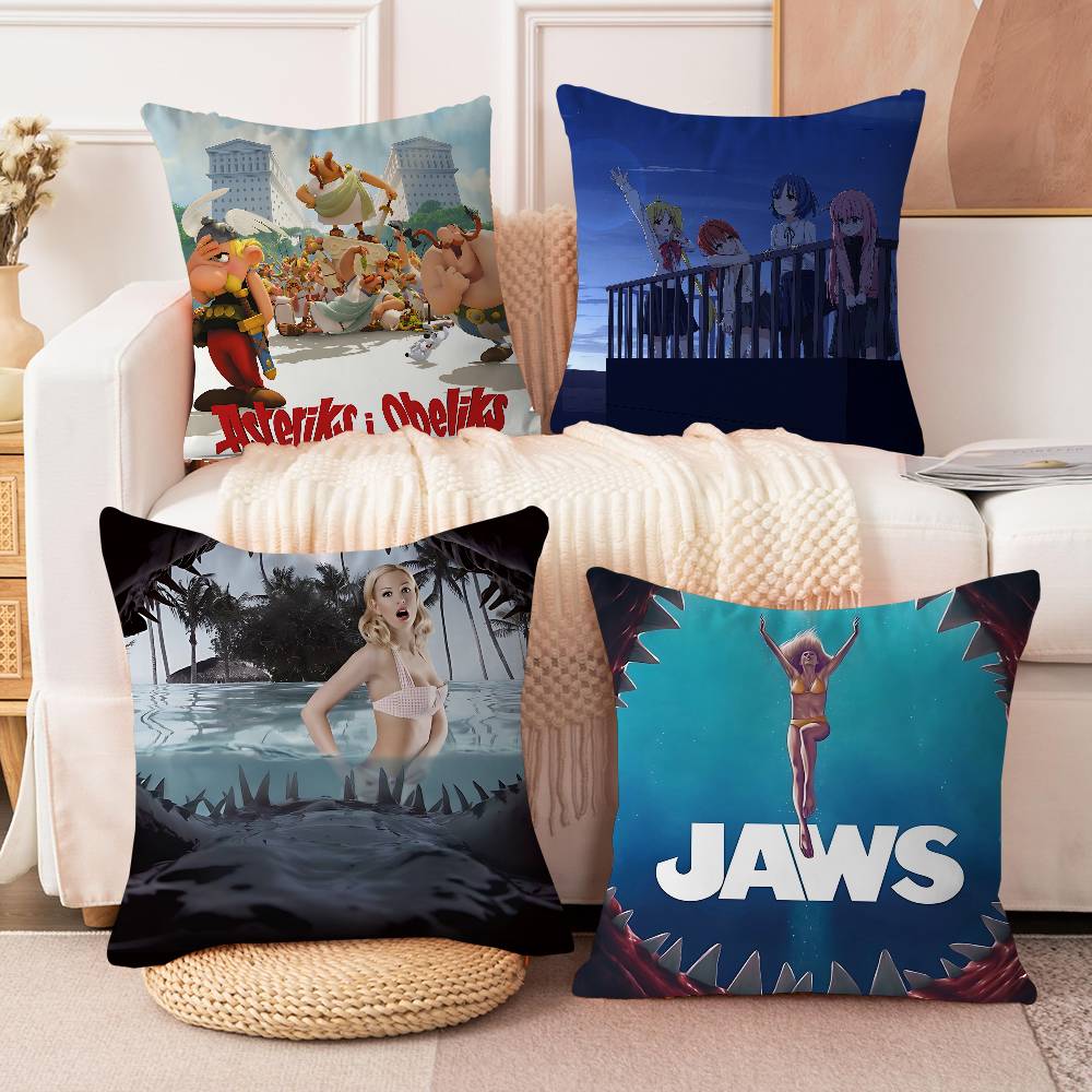 A-Asterix Cushion Cover Car Throw Pillow Case For Sofa Car Christmas Gift 40x40cm 45x45cm