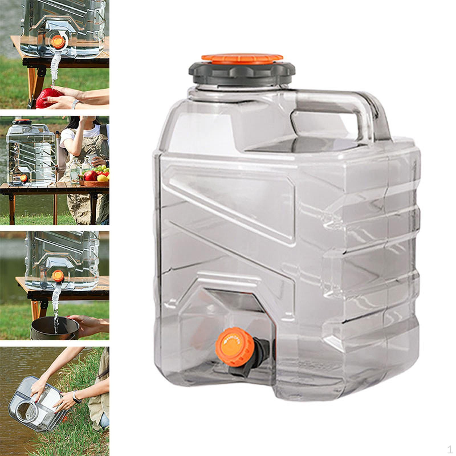 

Кемпинговый контейнер для воды, кувшин, удобный портативный диспенсер для напитков с краном для рыбалки 15 L