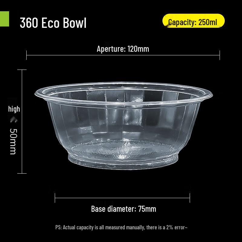 

Transparent Disposable Plastic Bowls