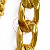 Great CHANEL belt COCO Mark Chain gold Women Used
