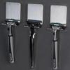 Razor Stand Wall Razor Holder Shower Bathroom Razor Blade Holder Man Shaver Holder for Bathroom Hook Hanger Shaving Shelf